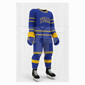 Tenue de hockey sur glace pour équipes, uniforme d'entraînement pour jeunes, uniforme de hockey sur glace à faible MOQ, uniforme de hockey sur glace très vendu - Product Image 1