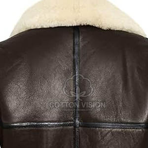 Chaqueta de Piel de Oveja de Diseño, Chaqueta de Moda con Forro de Lana, Chaqueta de Piel de Oveja de Alta Calidad Hecha a Medida - Product Image 4