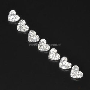 Diamantes Sintéticos de 3mm, Corte Corazón, Cultivados en Laboratorio, CVD HPHT, Color Blanco, para Joyería Fina, Claridad VVS-VS, Venta al Por Mayor por Quilate - Product Image 4