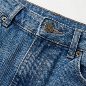 Fashionable Breathable Womens Denim Shorts 100% Cotton Casual Drawstring Closure Customized Colors Premium Clothing - Product Image 4