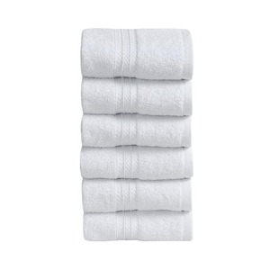 100% Pure Cotton 550 GSM <b>White</b> Terry <b>Towel</b> Soft Thick Durable Highly Absorbent Bath <b>Towel</b> for Luxury Hotels Resorts Spa and Home - Product Image 5