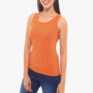 Últimas camisetas sin mangas al por mayor, personalizadas, de alta calidad, transpirables, para mujer, con logo personalizado, de verano, tallas grandes. - Product Image 2