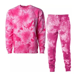 New Trendy Product New Design 100% Cotton Screen Printing Acid Wash Tracksuit For Men Best Selling Windbreaker With OEM Service - Product Image 1