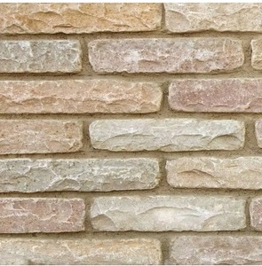 Briques murales en grès brun automnal par Grocon, design moderne, surface fendue pour façades et revêtements extérieurs - Product Image 6