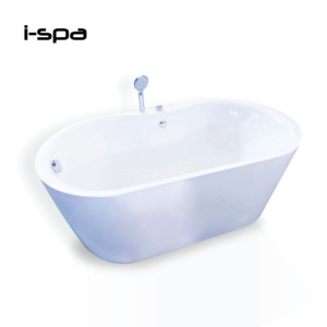 Bañera Ovalada de Acrílico Blanca Astra con Hidromasaje, Moderna, para Interiores, para Hotel o Villa - Product Image 5