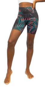 Shorts pour femmes à taille basse, coupe régulière, imprimés, en spandex/coton, séchage rapide, tricotés, vêtements de sport, fermeture à cordon, taille élastique - Product Image 5