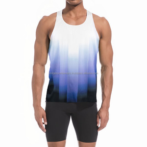 Débardeur pour homme, couleur unie, respirant, pour la salle de sport et l'entraînement - Product Image 1