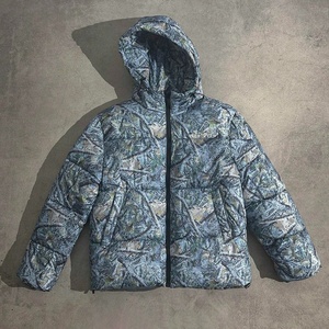 Veste d'hiver pour homme personnalisée, style vintage camouflage, légère, imperméable, respirante, à capuche surdimensionnée - Product Image 1