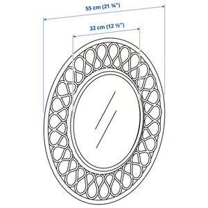 Vietnam <b>Vintage</b> Style Rattan <b>Mirror</b> Round Wicker Decorative <b>Wall</b> <b>Mirror</b> for Boho Farmhouse Home Decoration - Product Image 5