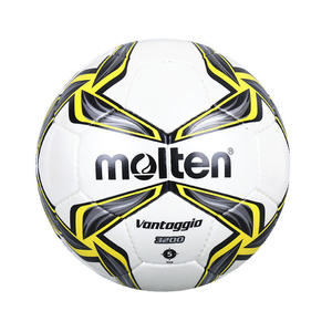 Balón de Fútbol Naranja con Patrón Azul y Amarillo, Diseño Duradero con Serigrafía para Uso en Interiores y Exteriores - Product Image 2