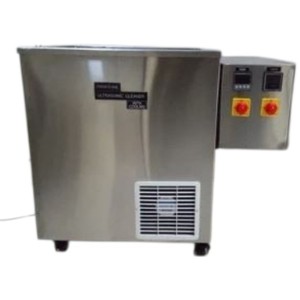 Frontline Electronics FS-20C Stainless Steel Ultrasonic Bath with Chiller 600 Watts 230V Includes <b>Timer</b> - Product Image 1