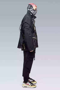 Veste tactique pour homme, veste coupe-vent imperméable, multi-poches, streetwear urbain fonctionnel, veste cargo cyberpunk ninja - Product Image 3