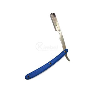 Rasoir droit à manche imprimé floral de designer, motif unique, pour la coiffure artistique et les besoins de toilettage masculin - Product Image 4
