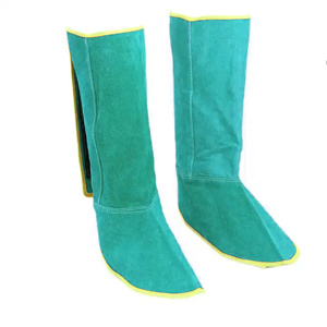 Guêtres de soudage en cuir résistantes à la chaleur, protections pour les jambes et les pieds, couvre-chaussures pour la sécurité pendant le soudage - Product Image 3