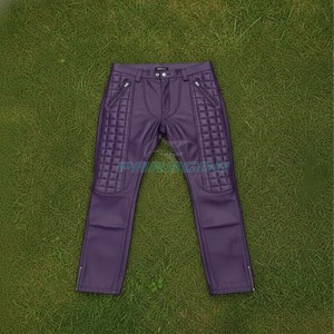 Nouvel article en cuir de vachette de marque, épaisseur 9.11, pour pantalon en cuir, pantalon en cuir évasé de qualité supérieure, de marque, de qualité premium. - Product Image 6