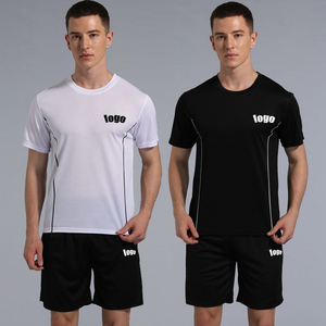 Conjunto Deportivo de Secado Rápido para Hombre, 100% Poliéster, Camiseta y Pantalones Cortos para Entrenamiento, Running y Gimnasio - Product Image 6