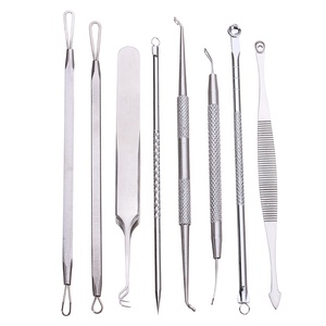 Kit Profesional de Acero Inoxidable para Eliminar Puntos Negros, Juego de 3-7 Herramientas Extractoras de Acné para Limpiar Poros y Espinillas - Product Image 1