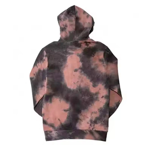 Nouveaux sweats à capuche tie-dye de style hivernal, couleur unie, personnalisables, respirants, en polaire, couleur personnalisée, prix de gros - Product Image 2