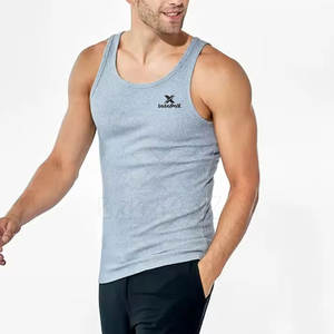 Camiseta sin Mangas Esencial para Hombre, 100% Algodón, Secado Rápido, Transpirable, Ligera, Tejido Aireado, Ajuste Cómodo, Personalizable, para Gimnasio y Running - Product Image 1