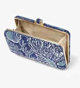 Bolso de mano cuadrado clásico hecho a mano con cuentas para mujer, diseño de conchas marinas, bolso de moda, bolso de noche de lujo con bordado, cadenas y anillo - Product Image 3