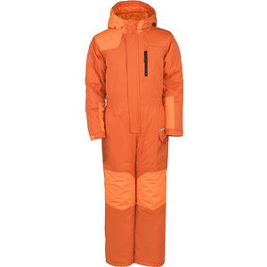 Purple Color Blocked Ski Jumpsuit Hooded Waterproof for 220g Synthetic Insulated Zipper Closure - Product Image 4