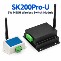 Module de commutation sans fil UART MESH 5W SK200Pro-U en stock, télécommande longue portée monocanal pour équipement industriel