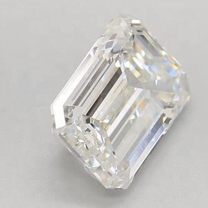 Diamant de laboratoire certifié IGI, taille émeraude, 1,50 carat, 7,72 mm, couleur G, clarté VVS2, pour pendentif ou bague - Product Image 6