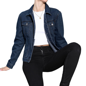 Chaqueta vaquera de mujer de alta calidad, manga larga, informal, estilos populares, para uso diario. - Product Image 4