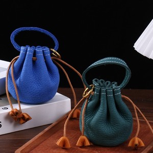 Bolsa portátil de almacenamiento de dados, bolsa multiusos de cuero PU con cordón, soporte para monedas y adornos, bolsa de embalaje de joyería para juegos de mesa - Product Image 6