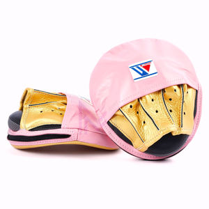 Mitaines de frappe de haute qualité pour l'entraînement professionnel, mitaines courbes de concentration en cuir de vachette de qualité supérieure, coussinets de frappe anti-humidité - Product Image 2