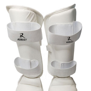 Protège-tibias en cuir léger pour le karaté, l'entraînement en arts martiaux, la pratique et les séances de fitness - Qualité supérieure - Product Image 4