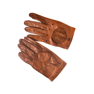 Unisex Customized Real Soft Leather <b>Driving</b> <b>Gloves</b> with Adjustable Wrist Strap High Quality Material All Seasons Protection - Product Image 5