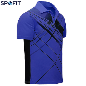 Nouveau style, polo d'affaires respirant en polyester 100%, séchage rapide, respirant, logo personnalisé, couleur unie, polo personnalisé pour homme - Product Image 5