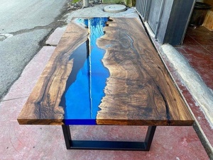Best Selling Exclusive Epoxy <b>Resin</b> <b>Top</b> Center <b>Table</b> Customized Wooden <b>Top</b> Coffee <b>Table</b> Modern Living Room Decorative Epoxy <b>Table</b> - Product Image 4