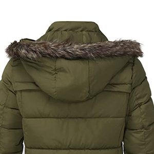 Parka à capuche pour homme au toucher doux - Style streetwear d'hiver, design confortable et moderne, veste d'hiver - Product Image 4