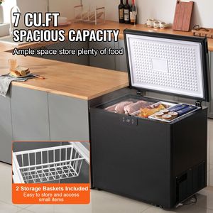 Congelatore orizzontale compatto da 153 L (5,4 Cu.ft) con 2 cestelli rimovibili, apertura superiore, a batteria, autoportante - Product Image 3