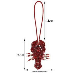 Llaveros de diamantes de imitación vintage hechos a mano, color rosa escorpión, con letras del alfabeto multicolor y dijes de pulsera con inicial. - Product Image 2