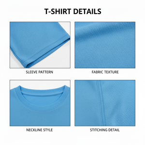 Crew Neck Solid Pattern Unisex Short Sleeve <b>Polyester</b> T <b>Shirt</b> OEM Supply Custom Screen Print Short Sleeve Tee <b>Shirt</b> - Product Image 3