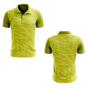 Camiseta polo deportiva sublimable, camiseta polo de color contrastante, camiseta polo con franjas, camiseta polo de uniforme. - Product Image 6