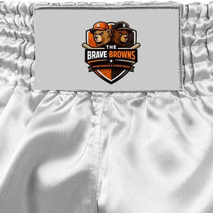 ออกแบบโลโก้ของคุณเอง กางเกงมวยไทยขายดีสำหรับผู้ชาย แห้งเร็ว ระบายอากาศได้ดี ทนทาน ผลิตจากโพลีเอสเตอร์ 100% - Product Image 5