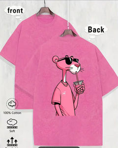 เสื้อยืดแขนสั้นทรงหลวมสไตล์วินเทจย้อนยุค ยี่ห้อแฟชั่น ทำจากผ้าฝ้ายแท้ ซักน้ำได้ ระบายอากาศดี เหมาะสำหรับฤดูร้อน ย้อมสีด้วยเทคนิคแว็กซ์ - Product Image 5