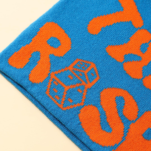 Bonnet tricoté unisexe OEM personnalisé de haute qualité 100 % acrylique, avec étiquette tissée teinte à la lettre, pour l'hiver, le ski et le pêcheur, modèle adulte courant - Product Image 4