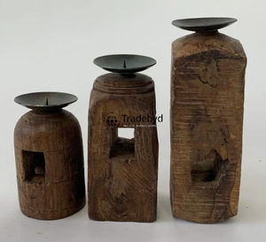 Candelabro de Madera Premium, Elegante Soporte Decorativo Hecho a Mano con Impresión Personalizable para el Hogar y Regalos, Tradebyd - Product Image 5