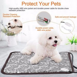 Adjustable Waterproof Pet Heating <b>Pad</b> <b>Electric</b> Dog Cat Warming Blanket Chew Resistant Steel Cord Case Premium Product Category - Product Image 2