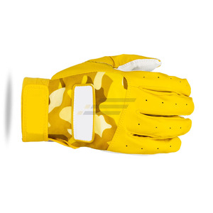 Gants de frappeurs tissés personnalisés en gros, en cuir vert et or, durables, à séchage rapide et respirants |   Entraînement de course - Product Image 4