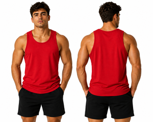 Men's Gym Tank Top 100% Cotton Sleeveless Workout <b>Vest</b> for Fitness Training Athletic Tank Tops Premium Cotton Muscle Gym Shirt - Product Image 3