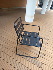 Hot Sale Promotion Modern Steel Outdoor Patio Chair Weather Resistant Metal Frame <b>Seating</b> for Garden Balcony Backyard Porch Pool - Product Image 5