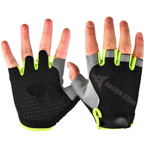 Gants de fitness Daizen Star demi-doigts en maille pour entraînement en salle de sport, avec sangle de poignet réglable, unisexe, bleu-gris, fermeture à enfiler 0,5 kg - Product Image 2