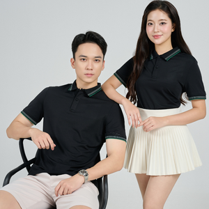 Nhanh Chóng Khô & Thoáng Khí Polo Áo Sơ Mi 260 GSM Polyester Spandex Đồng Phục Đồng Bằng Nhiều Màu Sắc Biểu Tượng Tùy Chỉnh Người Đàn Ông Của & Phụ Nữ Trong Kho - Product Image 2