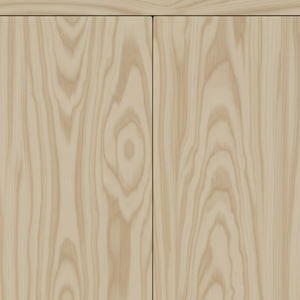 Aparador Moderno de Roble Macizo de 4 Puertas con Bordes Suaves y Diseño Ecológico - Product Image 5